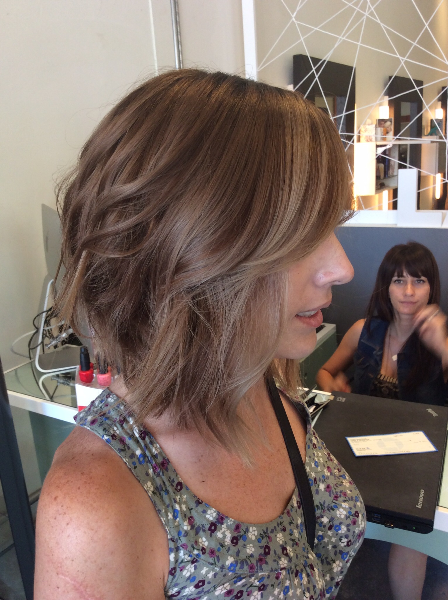 Hair Painting Balayage Ombre Ash Blonde Light Brown
